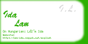 ida lam business card